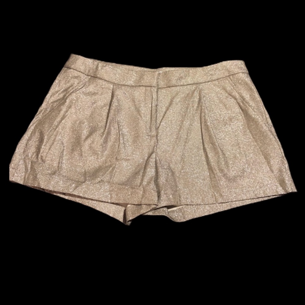 Silver Sparkle Shorts